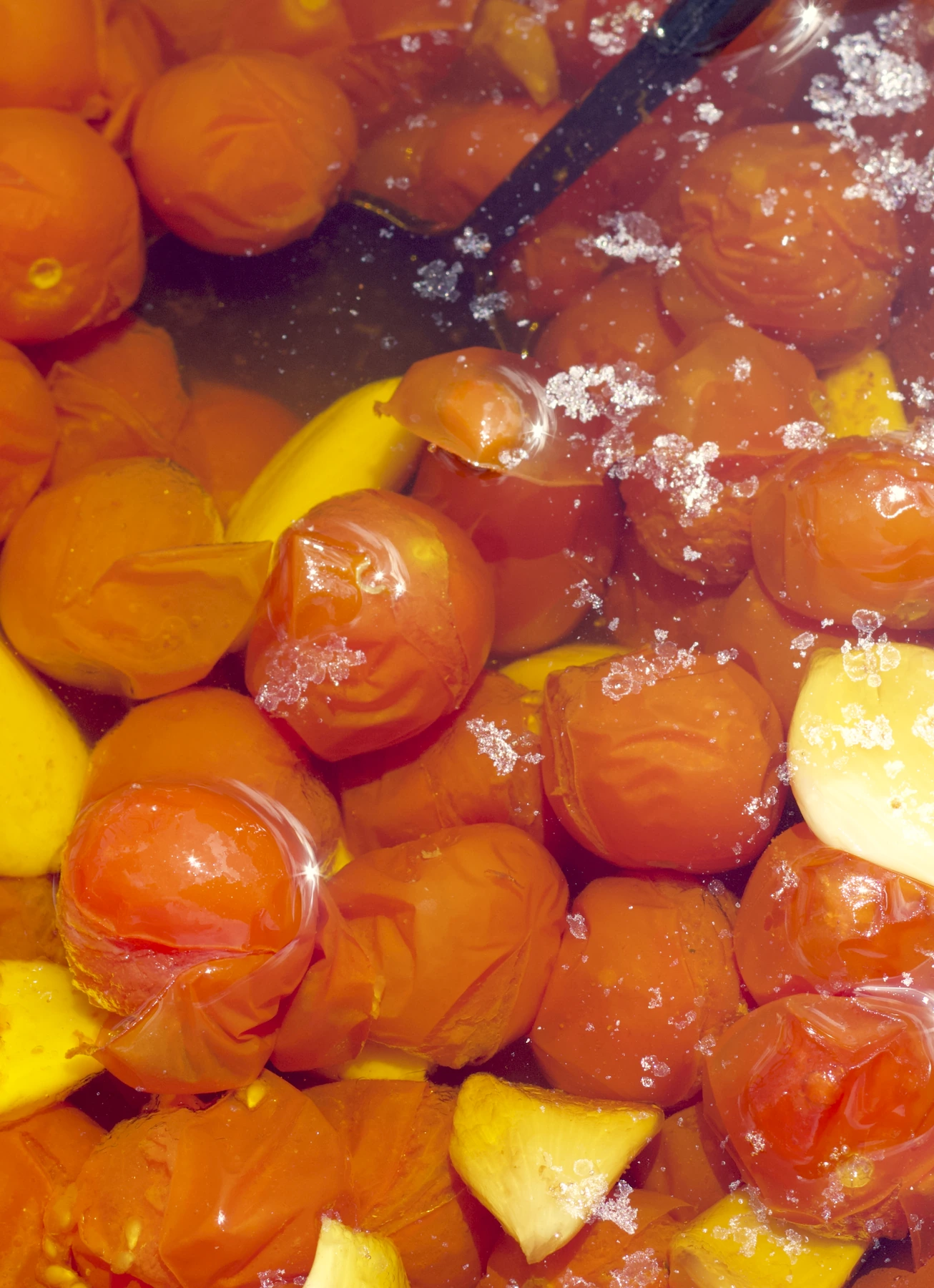 Cherry tomato confit.